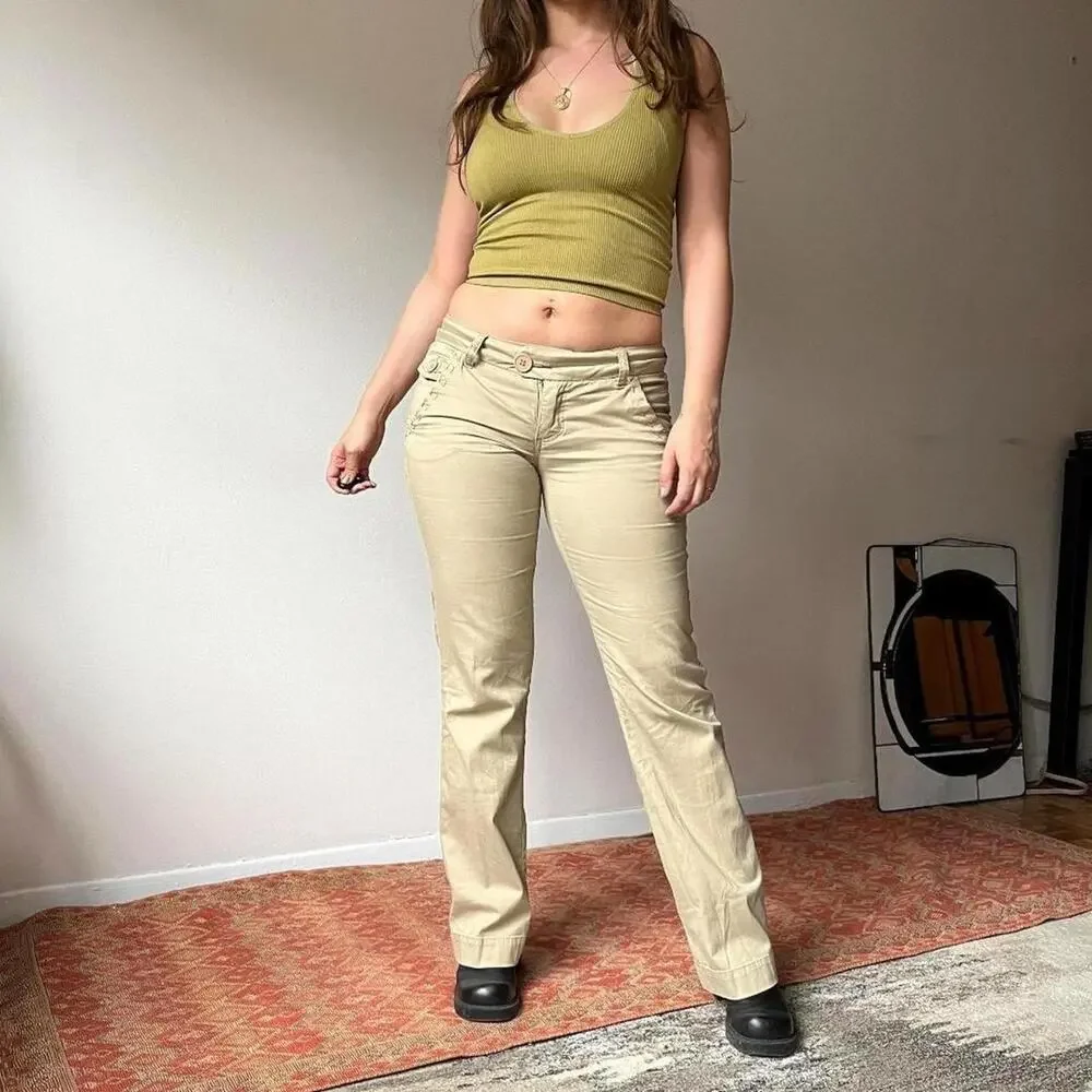 Gorgeous 90s flare cargo style trousers - Picture 3 of 6